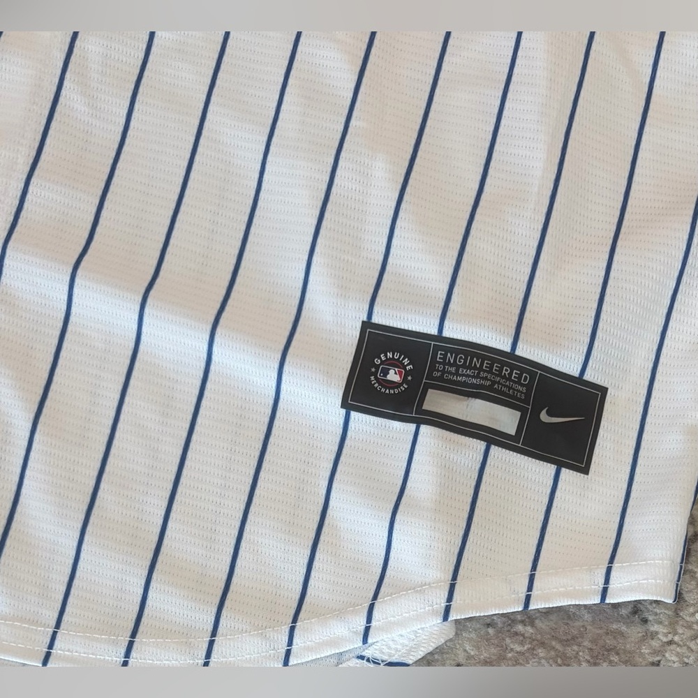 Nike Authentic New York Mets Bo Bichette #19 MLB Baseball Jersey Men's Sz: L - Picture 5 of 9